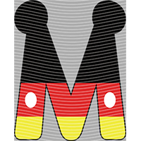 Cartoon letters-CL 244